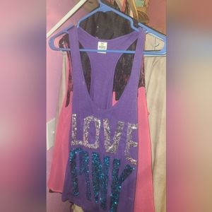 VS Pink bling tank